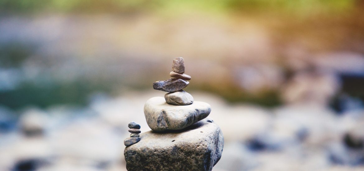 Picture of rocks balancing on top of each other.